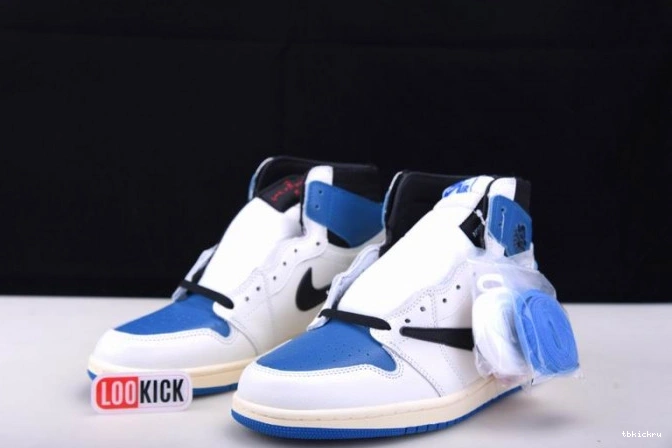 Reps TBK and Air White Jordan 1 Blue Scott Travis DH3227-105 0805